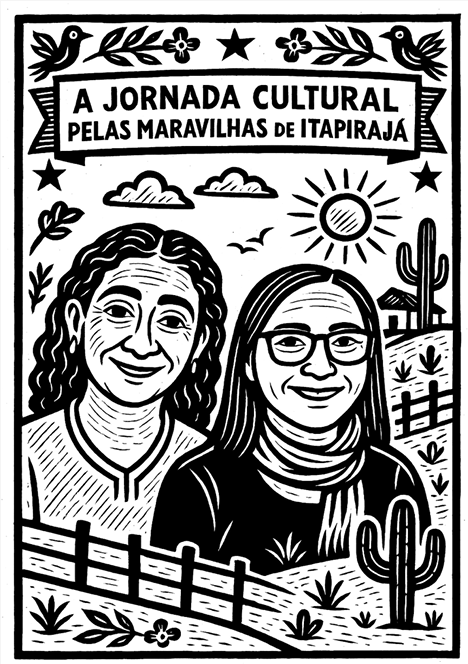 Capa do Cordel Feito Por IA no MAC Ana Célia Macêdo e Teresa Duarte