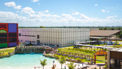 Vista do Tauá Resort João Pessoa, localizado no Polo Turístico Cabo Branco, opção de hospedagem para o feriado de 5 de agosto.