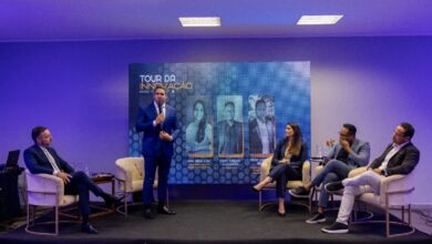 Participantes do Tour da Innovação durante evento em Palmas, promovido pela Innovatis para fortalecer inovação, pesquisa científica e gestão de projetos em universidades e institutos federais.
