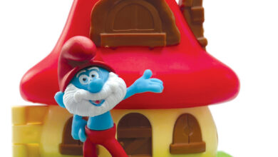 Bob's lança coleção dos Smurfs com brinquedos e bebidas